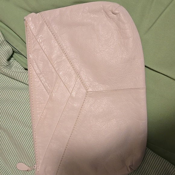 Bundle- Green STRIPE IZOD Top MED & CHADWICKS GREEN SHORT SZ 6. Leather Clutch! - Picture 2 of 4